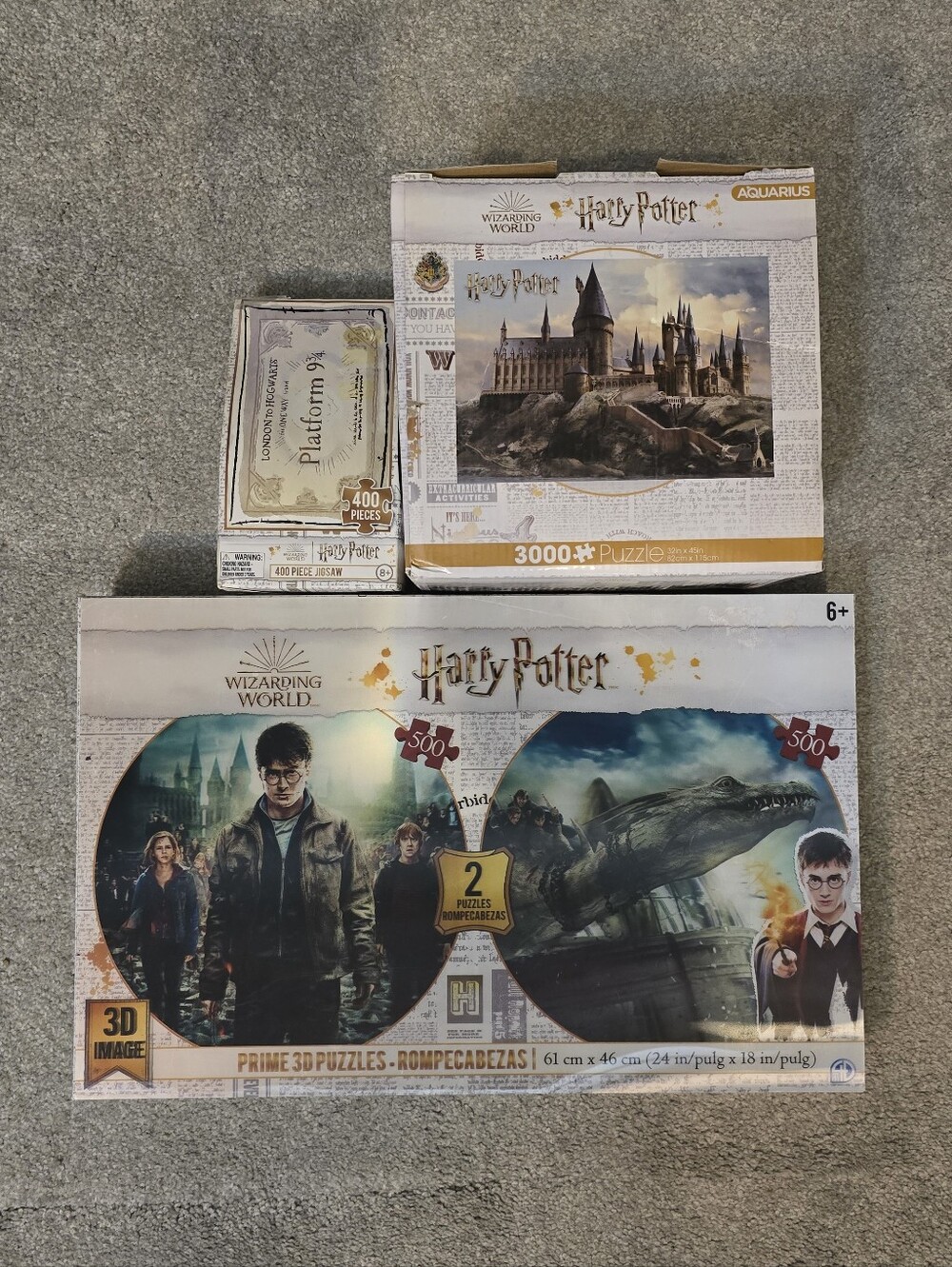 Harry Potter Jigsaw Puzzles Lot